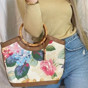 Floral Fossil Purse